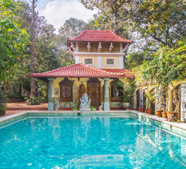 Exterior Villa with pool at Ishavilas