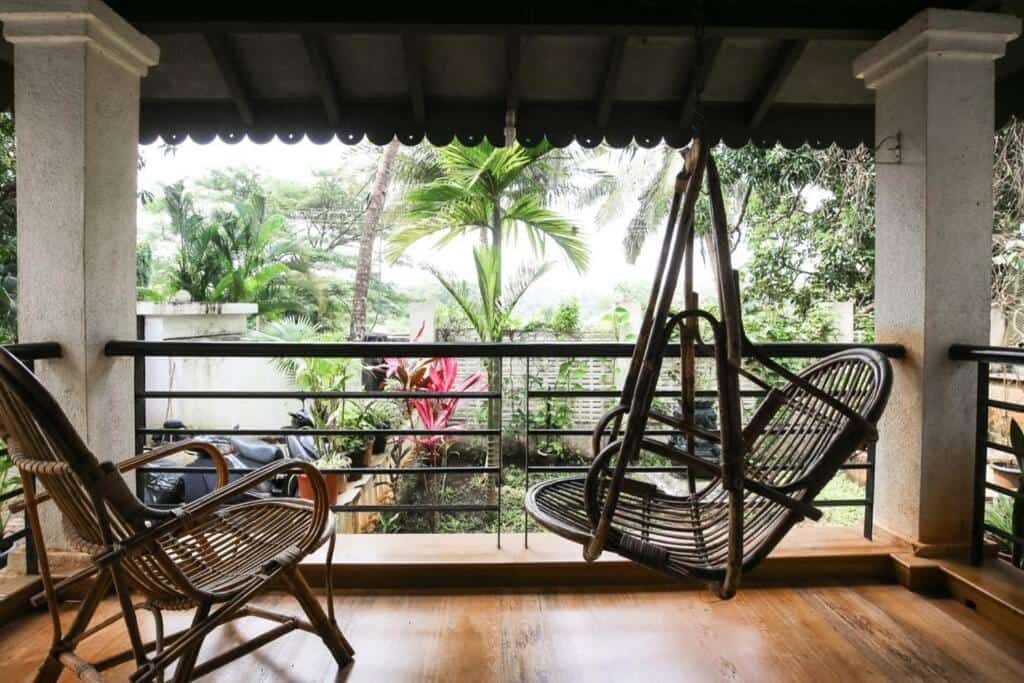 Interior view villa at Casa Alegre in Candolim, Goa