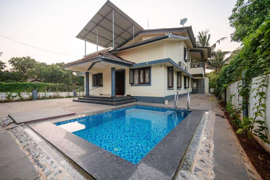 Exterior view of private pool villa at Casa in Siolim, Old Goa