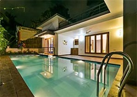 Private pool at Eko Stay Villa in Goa