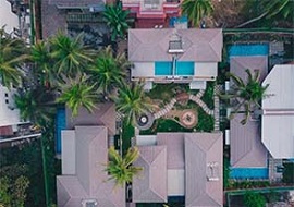 Top View Luxury pool villa in Goa